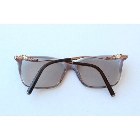 Loris Azzaro rhinestones frame eyeglasses sun 55/15 AZ 35037 C03 made in France - Picture 4 of 12